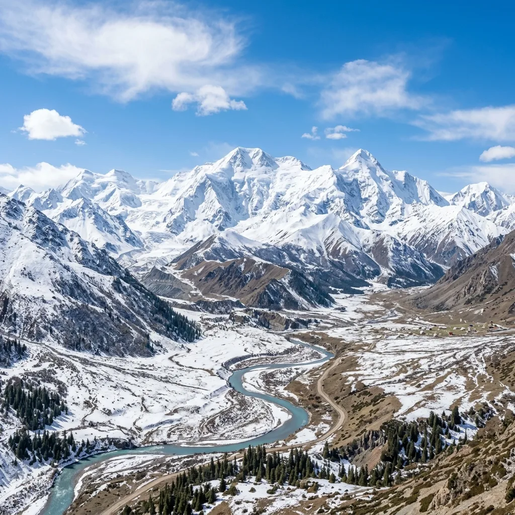 Tian-Shan Mountain Passes Weather Advisory for Drivers